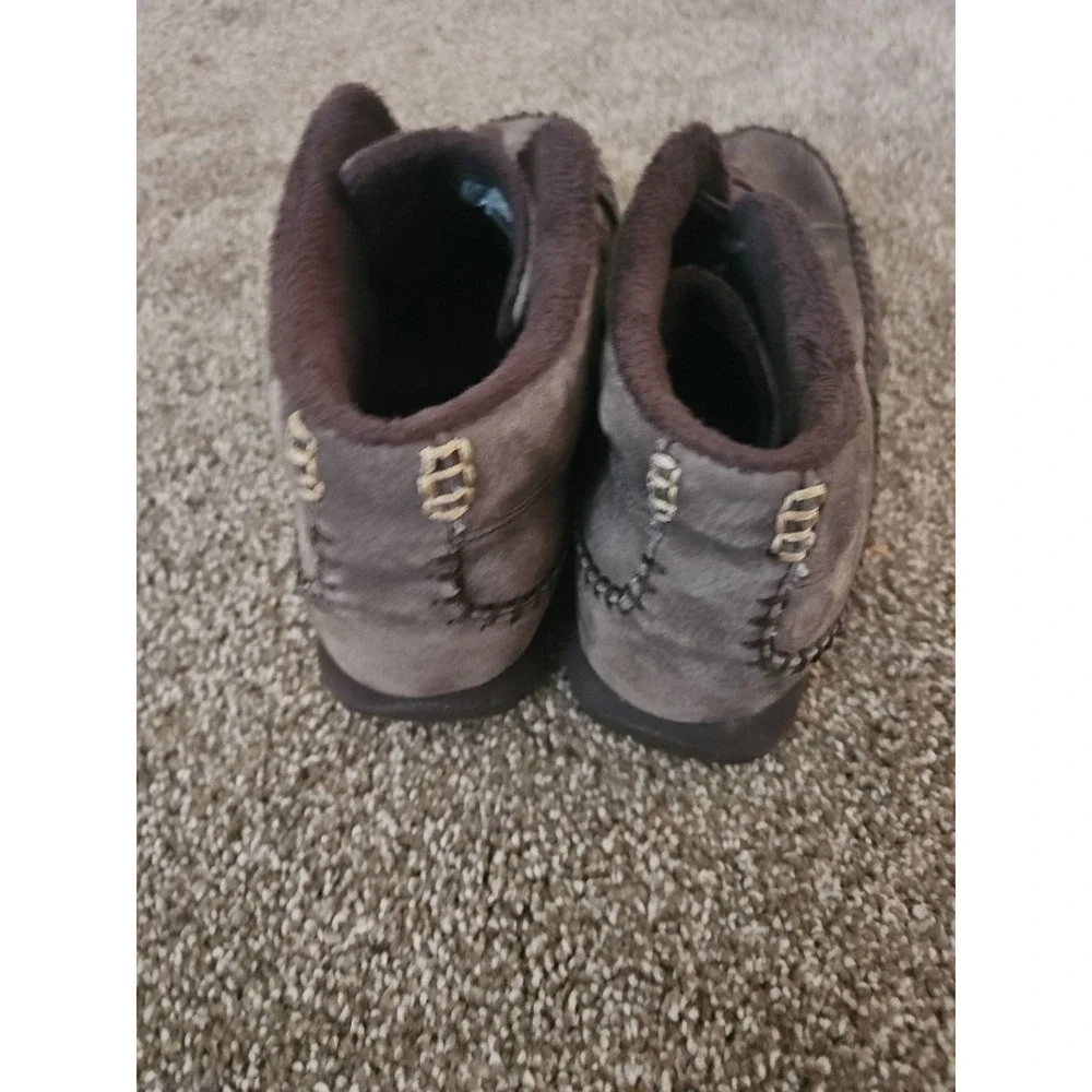 Skechers Bikers Totem Pole Chocolate Suede Leather Chukka Boots Sz 11‎